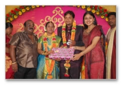 T.P.Gajendran Daughter Reception - Images