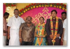 T.P.Gajendran Daughter Reception - Images