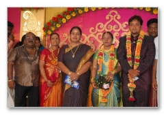 T.P.Gajendran Daughter Reception - Images