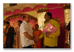 T.P.Gajendran Daughter Reception - Images