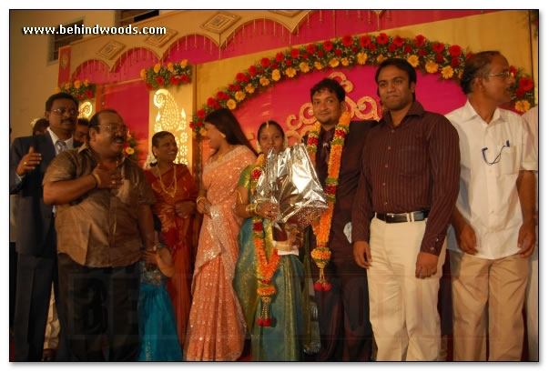 T.P.Gajendran Daughter Reception - Images