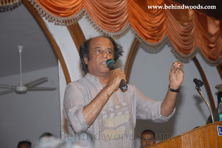 Rajini meets fans: Images