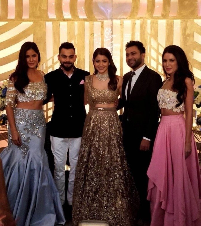 Virat Kohli And Anushka Sharma Reception