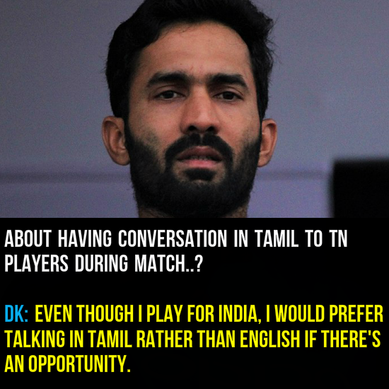 Dinesk Karthik press meet