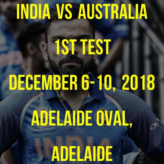 India vs Australia 2018-19