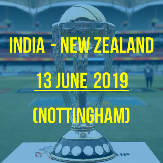 India's World Cup 2019 Schedule