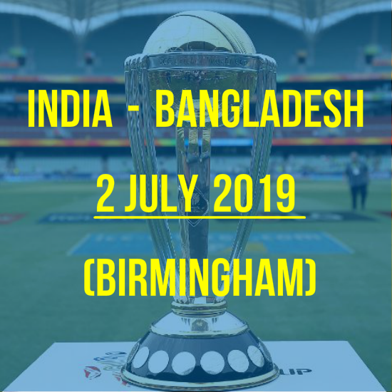 India's World Cup 2019 Schedule