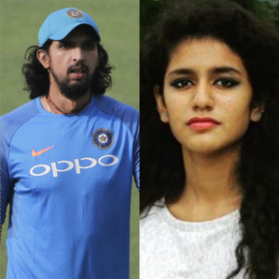 Priya Prakash Varrier - Ishant Sharma