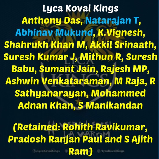 Lyca Kovai Kings