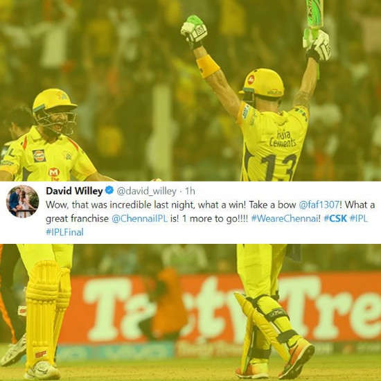 Twitter reacts as CSK storms into the final of IPL 2018