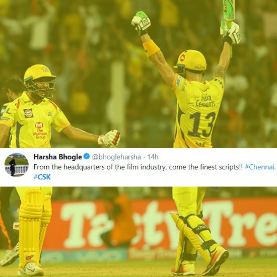 Twitter reacts as CSK storms into the final of IPL 2018