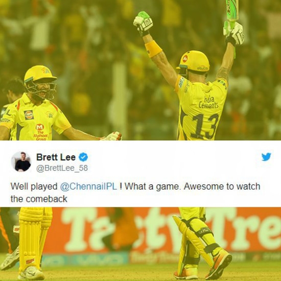 Twitter reacts as CSK storms into the final of IPL 2018