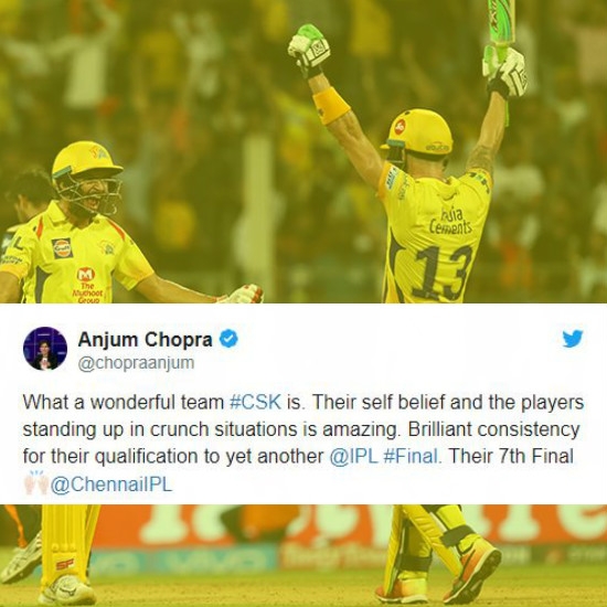 Twitter reacts as CSK storms into the final of IPL 2018