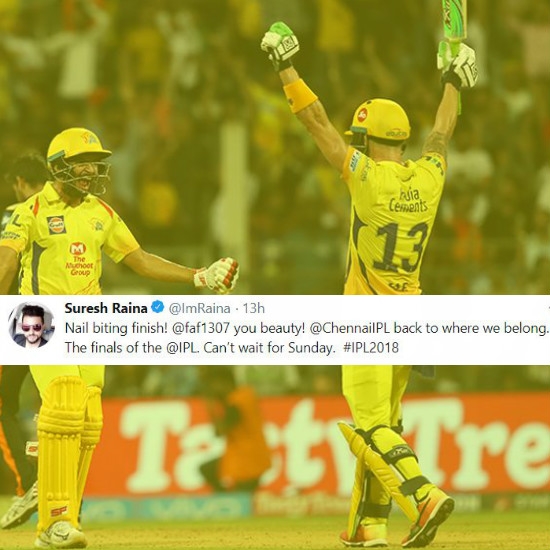 Twitter reacts as CSK storms into the final of IPL 2018