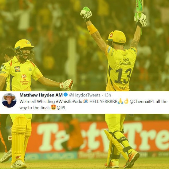 Twitter reacts as CSK storms into the final of IPL 2018