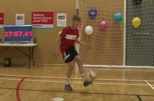 13-year-old breaks Maradona football trick world record