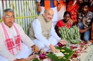 Bengal couple joins Trinamool after lunch and selfies with Amit Shah