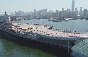 China launches its first indigenous aircraft carrier