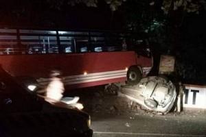 4 Killed, 10 Seriously Injured As Speeding Bus Rams Into Car 