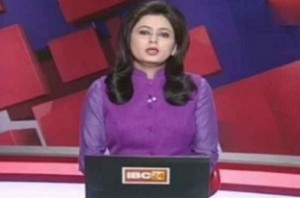 News anchor reads out news of her husband's death on live TV