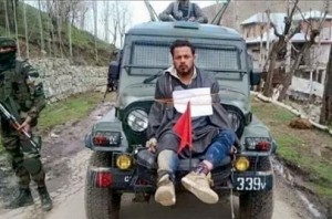 Police file FIR against Indian Army for tying man to jeep