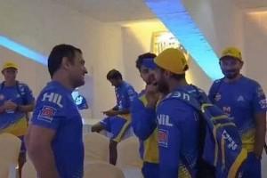 Video Viral: MS Dhoni, CSK team-mates tease Ravindra Jadeja for 'New Look'