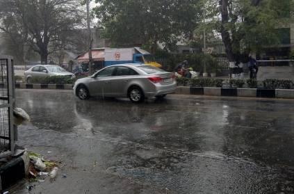 Areas in Chennai witness rain today: Pictures Inside