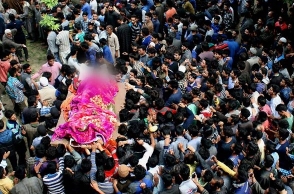 Thousands attend terrorist's funeral in Kashmir