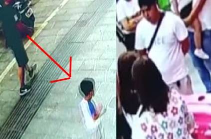 3-year-old boy falls into a manhole, shocking video