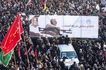 35 killed in stampede at funeral procession for Qassem Soleimani