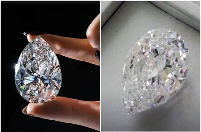 The Rock,' the largest white diamond ever auctioned, sells for $21.9  million