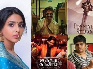 Aishwarya Lekshmi open talk about Jagame Thanthiram, Ponniyin Selvan, Dhanush, Karthik Subbaraj and more!