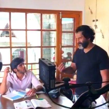 Chiyaan Vikram's shot in Adithya Varma unseen video ft Dhruv Vikram