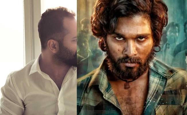 Fahadh Faasil to play villain in Pushpa starring Allu Arjun