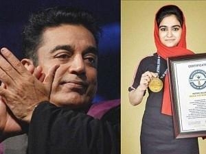 "Paer sollum pillai enbathu idhuthana?": Kamal Haasan in awe of this girl's talent - Here's why!