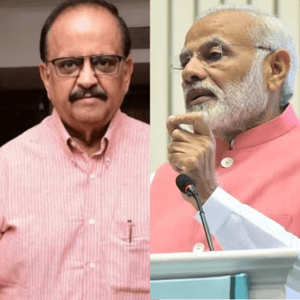 SP Balasubrahmanyam upset with PM Narendra Modi for receiving partial treatment at a recent event