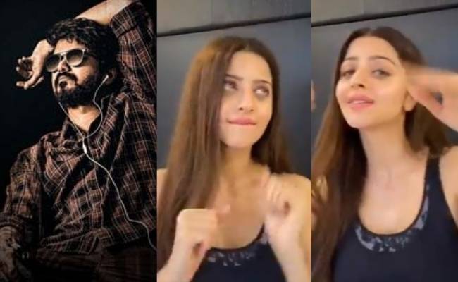 Vedhika’s latest video of Vijay’s Kutti Story from Master