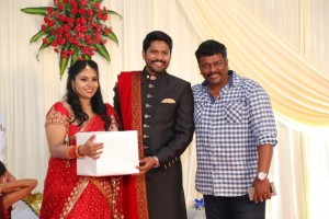 Actor Soundararaja - Tamanna Wedding Reception