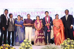 Actor Vishal's sister Aishwarya marriage