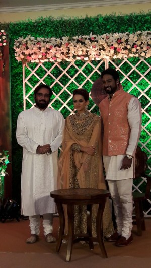 Actress Bhavana And Naveen Reception