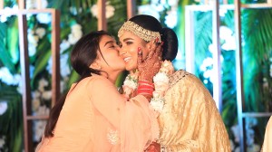 Actress Reshma Muralidharan and Actor Madhan Pandian wedding reception