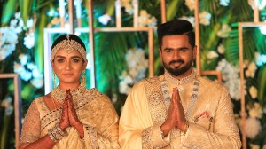 Actress Reshma Muralidharan and Actor Madhan Pandian wedding reception