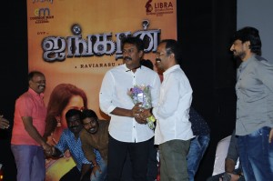 Ayngaran Audio Launch and Adutha Saattai Trailer Screened Event Stills