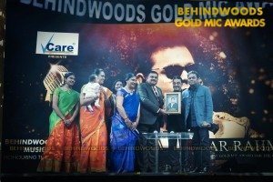 Behindwoods Gold Mic - The Awards Presentation