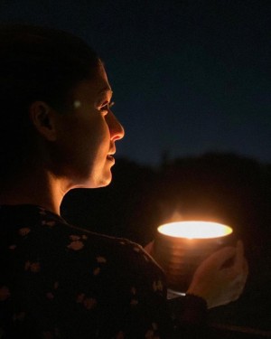 Celebrities photos with Diya and Torchlights to stand united against Corona