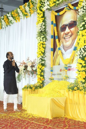 Kalaignar Karunanidhi Memorial Gathering by FEFSI