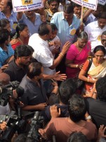 Nadigar Sangam Jallikattu protests