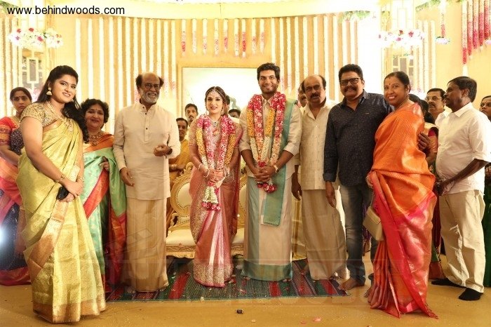 Rajini Kanth Daughter Soundarya Wedding Reception Event Gallery