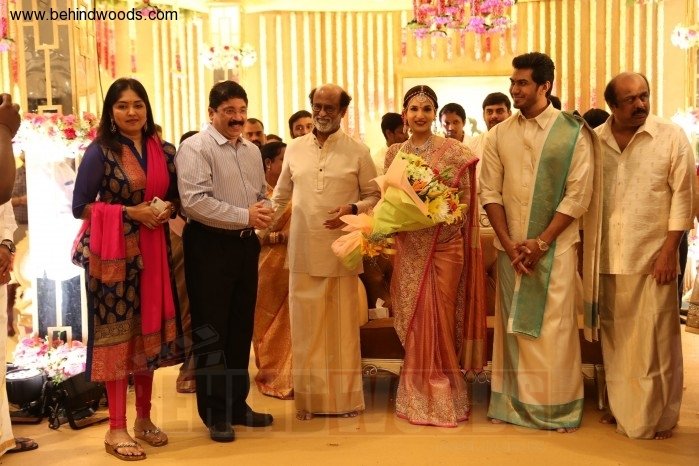 Rajini Kanth Daughter Soundarya Wedding Reception Event Gallery Rajini Kanth Daughter