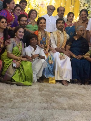 RAJINIKANTH daughter Soundarya wedding 